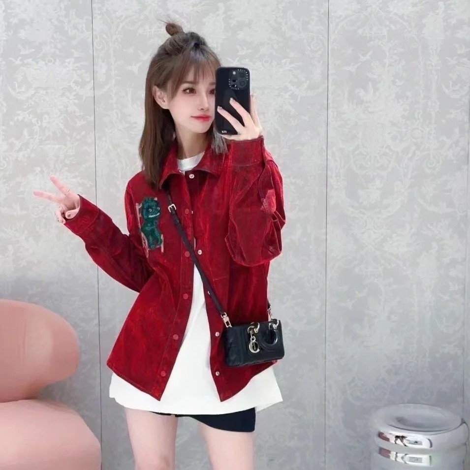 디올 청용 스탬프 남방