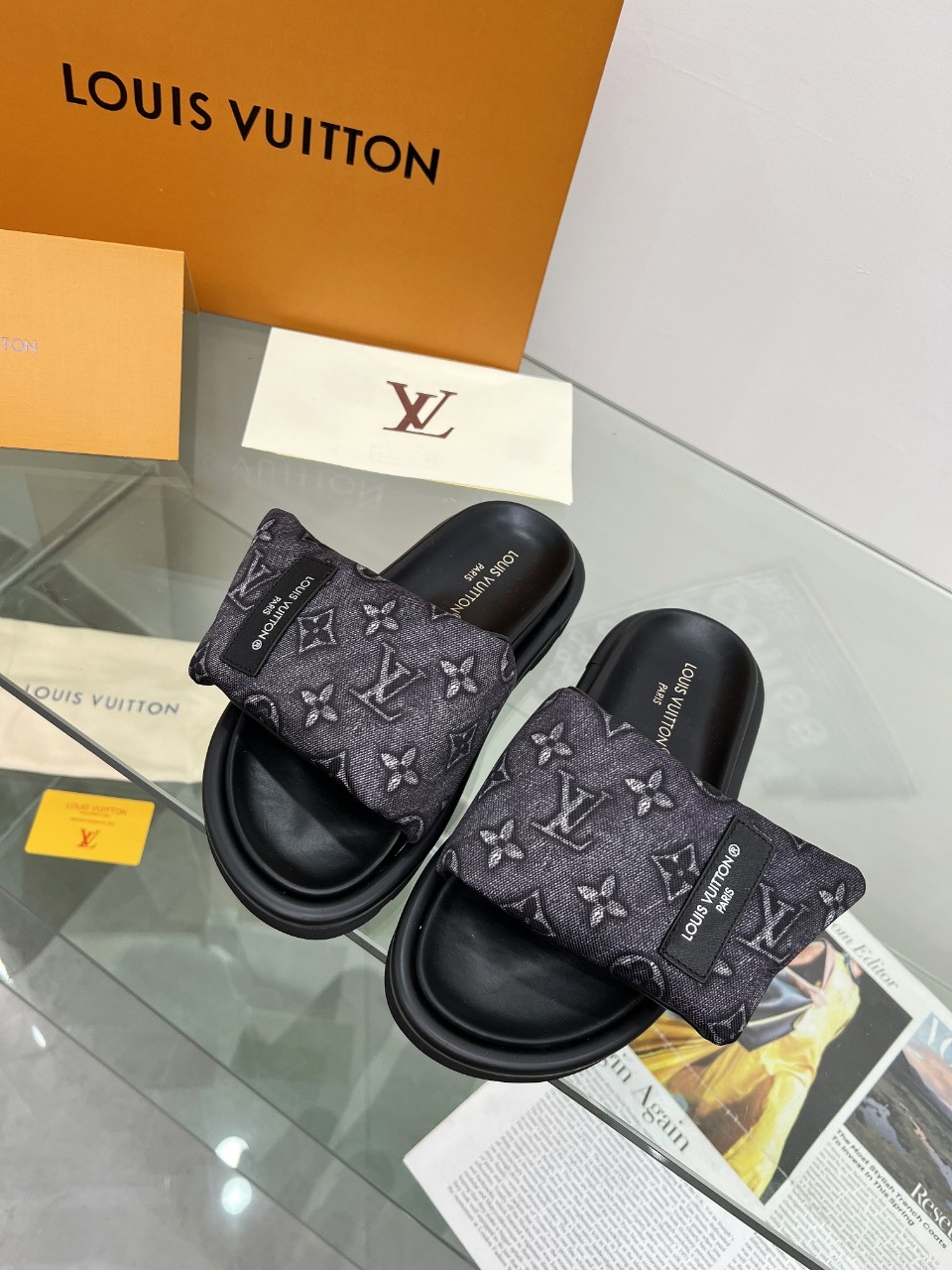 LV 루이비통 올드플라워 슬리퍼