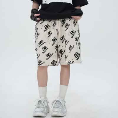 BALENCIAGA 컬렉션 로고 반바지