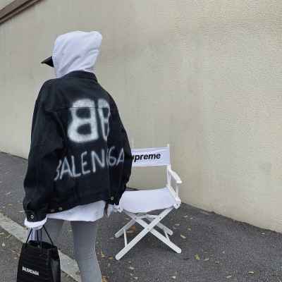 BALENCIAGA 발렌시아가 데님 코트