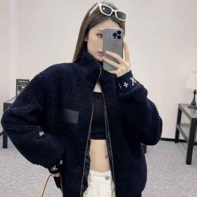 LV 루이비통 래더 패치 플리스 블루종