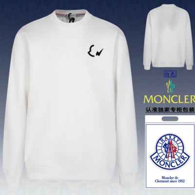 MONCLER 몽클레어 로고 코튼 스웨트 셔츠