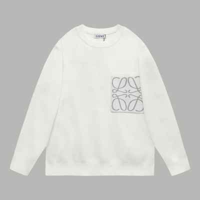 LOEWE 로에베 애너그램 포켓 스웨터 코튼