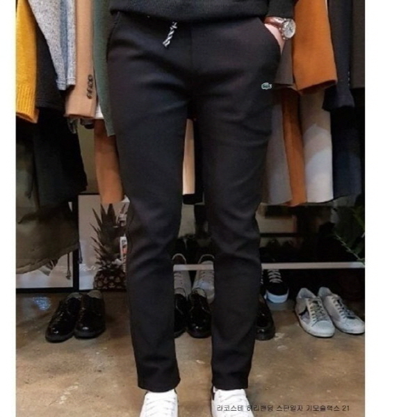 라*** 허리밴딩 스판일자 기모슬랙스 23