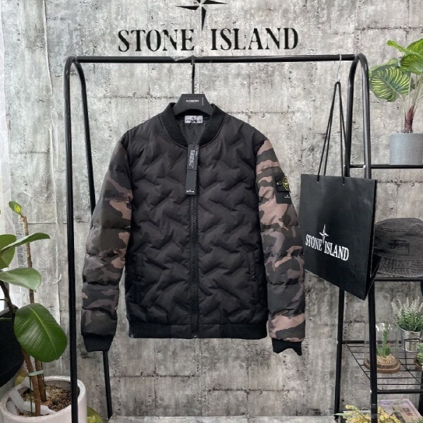 카모앰보 와팬패딩점퍼