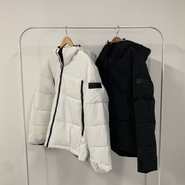 FW 암패치 숏패딩 (수입 고급)