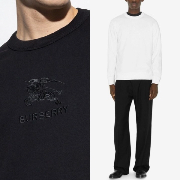 기마상 레터링 자수 맨투맨