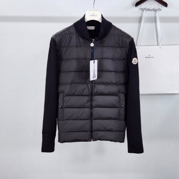 백로고 캐시미어 울 다운패딩