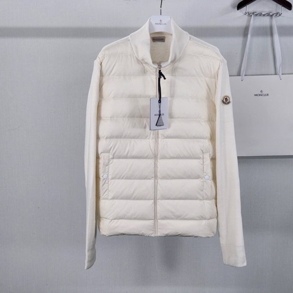 백로고 캐시미어 울 다운패딩