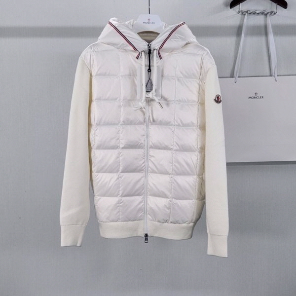 캐시미어 울 니트 후드패딩