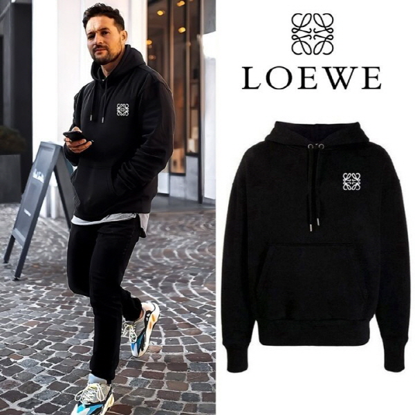 로** 클래식 커플 후드티셔츠 