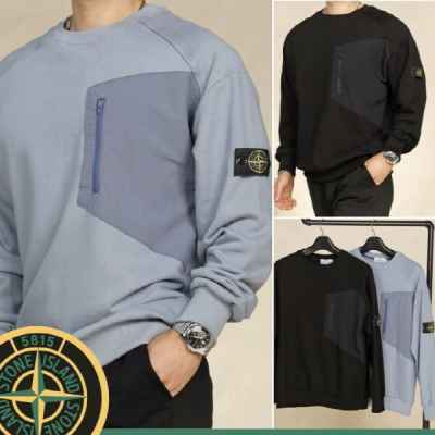 배색지퍼 맨투맨