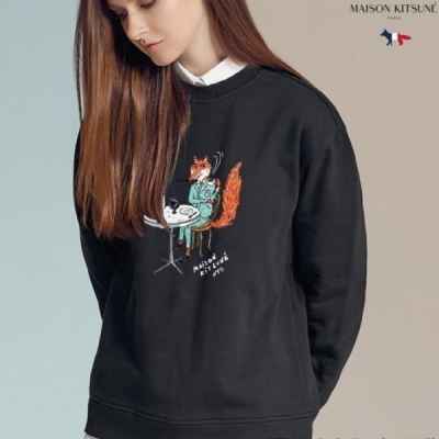 메* 키츠네 Coffee Fox Vintage Sweatshirt 190