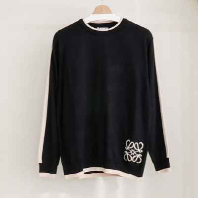 로** 남성 아나그램 사이드라인 울 니트 풀오버