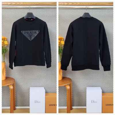 프** 빅로고 라운드 기모 맨투맨 티셔츠