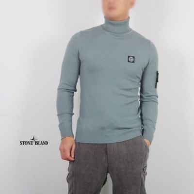 터틀넥 니트 티셔츠