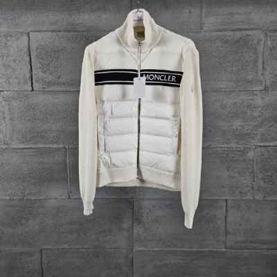 로고 니트믹스 패딩