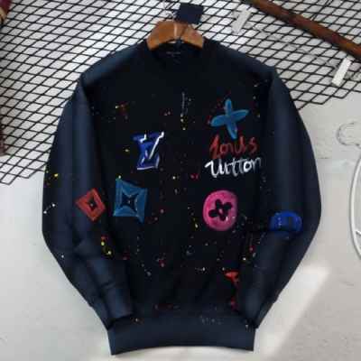 루* 로고 페인팅 쭈리 맨투맨(남녀공용)