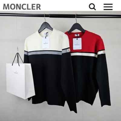 와펜 배색 니트 신상