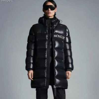 알파벳 구스 롱패딩