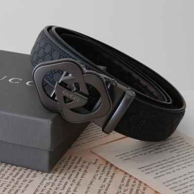 구* 남성용 시마 스퀘어GG로고 자동벨트