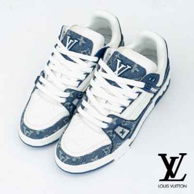 루* 트레이너 블루데님 스니커즈