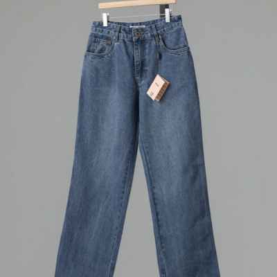 미*** 수입고급 여성 일자핏 데님진 (여성)