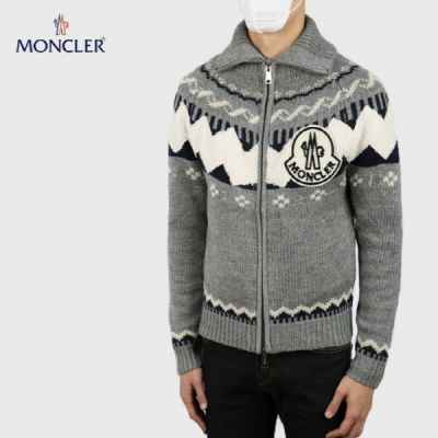 정면 빅로고 니트집업 수입최고급