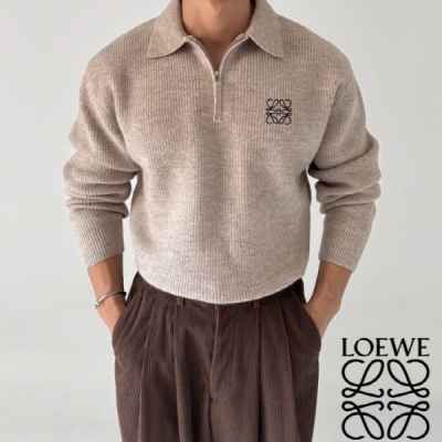 로** 에너그램 톤 반집업 카라 니트